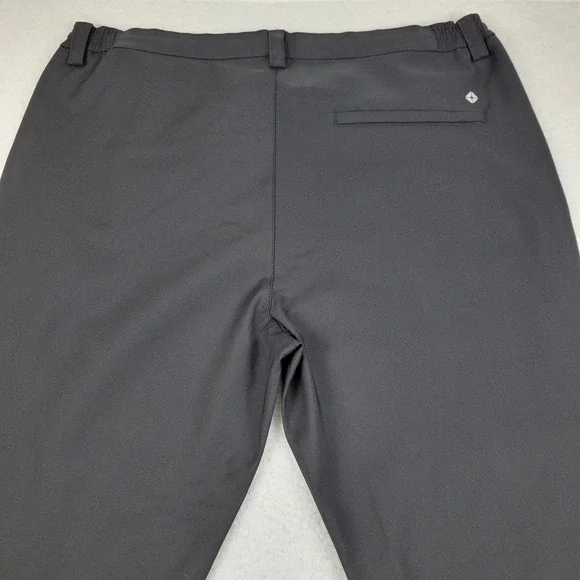 Thousand Miles Pants Mens 2XL Black Stretch Travel Chino Performance Comfort - Picture 13 of 14